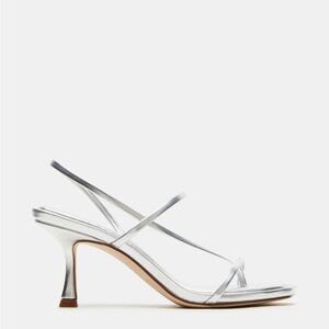 Steve Madden Locke Silver Heels